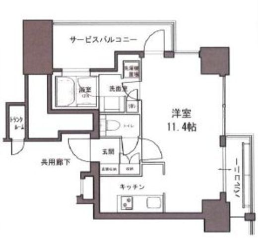 文京ガーデン・ザ・サウス 12階 間取り図