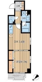 シティスパイア蔵前 401 間取り図