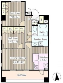 ラ・ペジブル 307 間取り図
