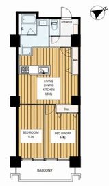 六本木ビュータワー 19階 間取り図