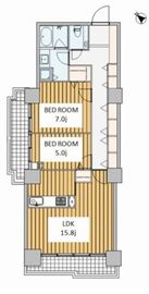 六本木ファーストプラザ 6階 間取り図