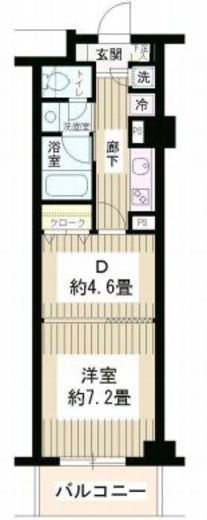 エステージ六義園 306 間取り図