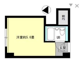 赤坂レジデンシャルホテル 355 間取り図