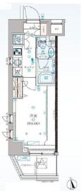 クレイシア新宿パークコンフォート 6階 間取り図