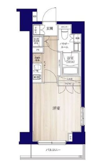 セジョリ早稲田鶴巻町 403 間取り図