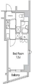 プラウドフラット代々木上原 205 間取り図