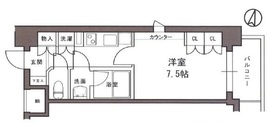 クオリア小石川 4階 間取り図
