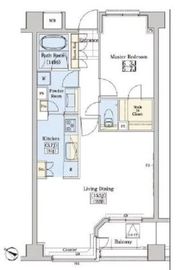 レジディアタワー上池袋 パーク棟 303 間取り図