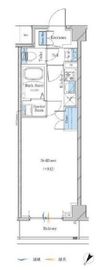 ガリシア下丸子リバーサイド 209 間取り図