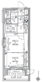 クレイシア菊川 4階 間取り図