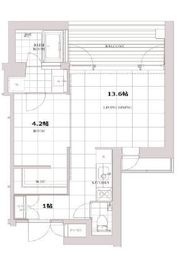 エスセナーリオ麻布十番 1003 間取り図