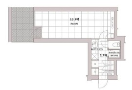 エスセナーリオ麻布十番 002 間取り図