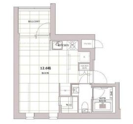 エスセナーリオ麻布十番 101 間取り図