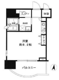 コリーヌ代官山 5階 間取り図