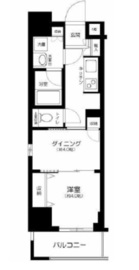 日神デュオステージ浅草三筋 7階 間取り図