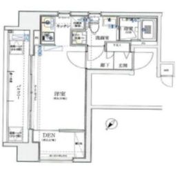 デュアレス麹町 2階 間取り図