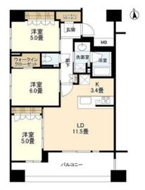 ウエリス千代田東神田 4階 間取り図