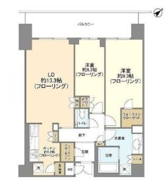 常盤松ハウス 4階 間取り図