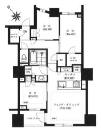 ブリリア東大前 3階 間取り図