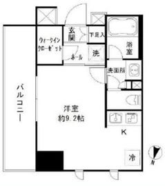 JP noie 亀戸 (ジェーピーノイエ亀戸) 3階 間取り図