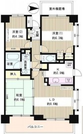 ラフィーネ阿佐谷 607 間取り図