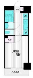 ピアース赤坂 8階 間取り図