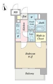 TIDA麻布十番 601 間取り図