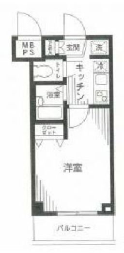OLIO麻布十番 (オリオ麻布十番) 8階 間取り図