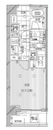 ピアース馬込 5階 間取り図