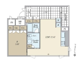 月光町アパートメント 303 間取り図