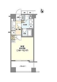 ファミール東京シティグランスイート 5階 間取り図