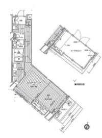 Feel A 渋谷 2階 間取り図