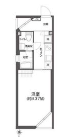 プラティーク白金 401 間取り図