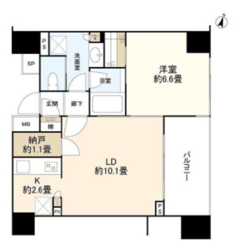 パークホームズ中野南台ステーションテラス 4階 間取り図