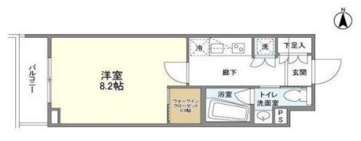 コンフォリア桜上水 109 間取り図