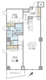 KDXレジデンス西原 201 間取り図