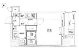 デュアレス麹町オニキス 2階 間取り図