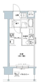 パークキューブ板橋本町 206 間取り図