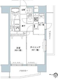 パークキューブ板橋本町 701 間取り図