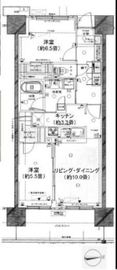 オーベルグランディオ品川勝島 8階 間取り図