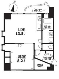 マーヴェラスガーデンコート 5階 間取り図