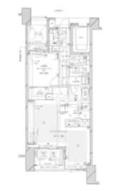 ディアナコート小石川竹早 3階 間取り図