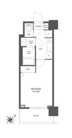 シティタワー武蔵小山 6階 間取り図