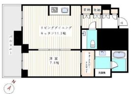 赤坂タワーレジデンス トップオブザヒル 7階 間取り図