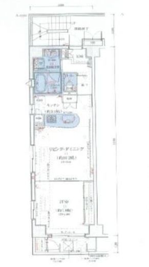 グリーンパーク銀座デ・プレ 2階 間取り図