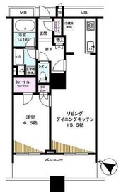 ブリリアマーレ有明 11階 間取り図