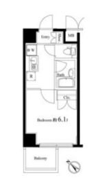 ヴェルトウォーターフロント 3階 間取り図