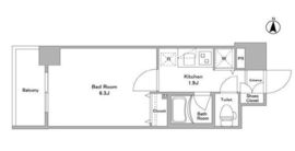 BPRレジデンス西早稲田 310 間取り図