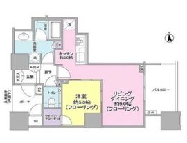 ドゥ・トゥール 30階 間取り図