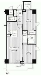 シャンドール目黒 206 間取り図